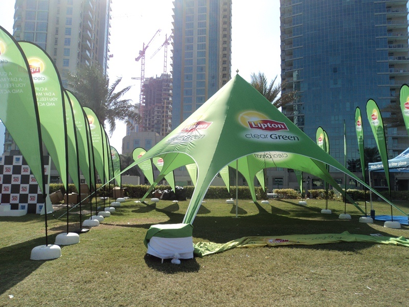 Lipton Clear Green Tea-Unilever Gulf FZE-Branding-Dubai Marathon 2012