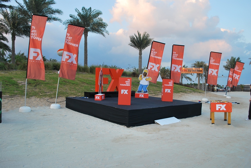 FX TV-Sandance Festival-Nasimi Beach-Atlantis The Palm-Dubai