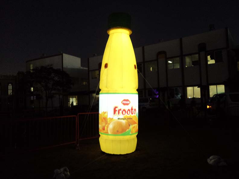 Pran Foods UAE-Giant Inflatable Bottles-Dubai
