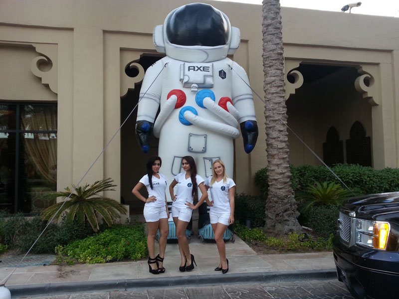 Wunderman M.E-AXE Apollo Space Event at The One & Only Royal Mirage Hotel, Dubai