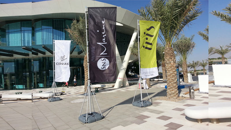 Protocol Events – L-Shaped Flags-Yas Island-Abu Dhabi
