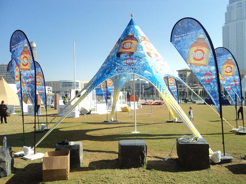 City Look Events-Vitaene C – Canopy Tent – Dubai Marathon 2013